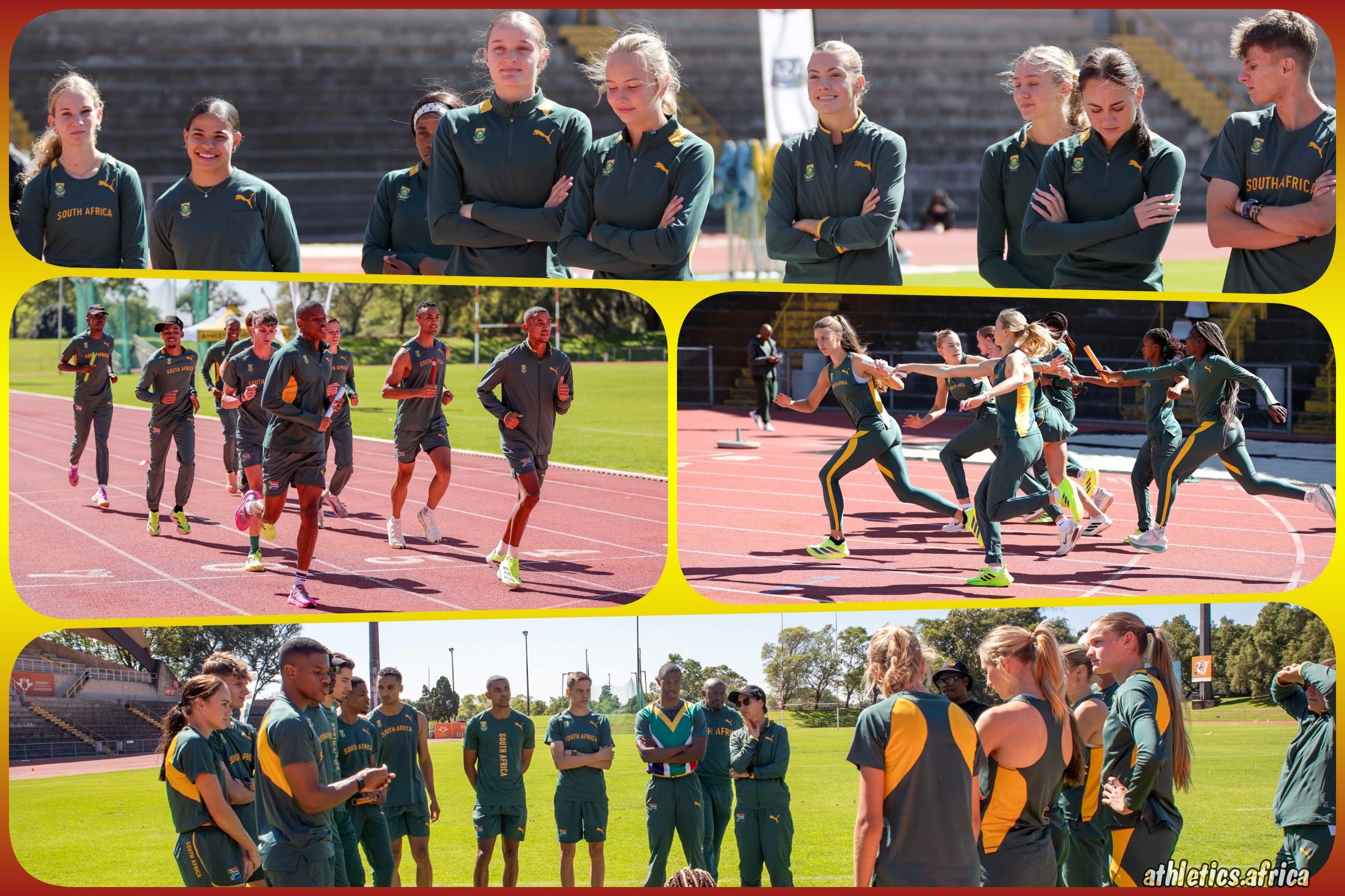 Team SA ready to go at World Athletics Relays Gaborone 26