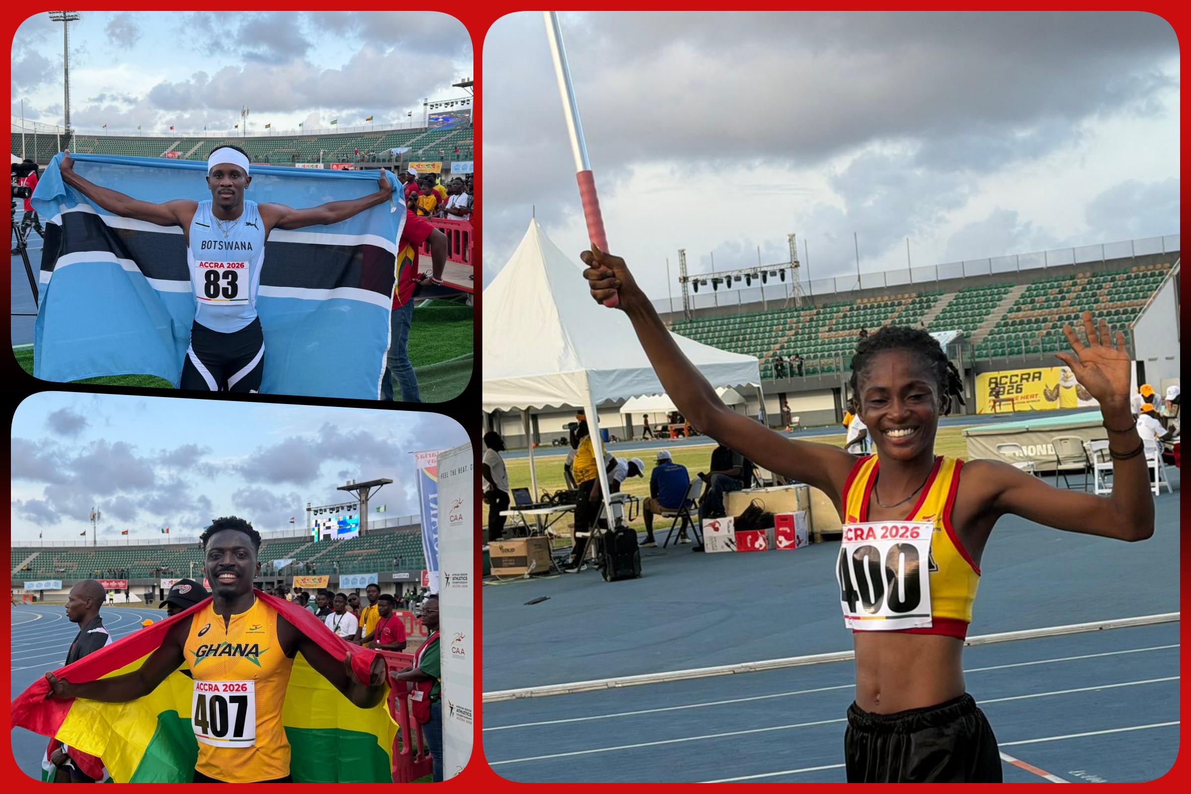 Ghana open medal campaign, Eppie wins gold for Botswana at Accra 2026 – Day 3