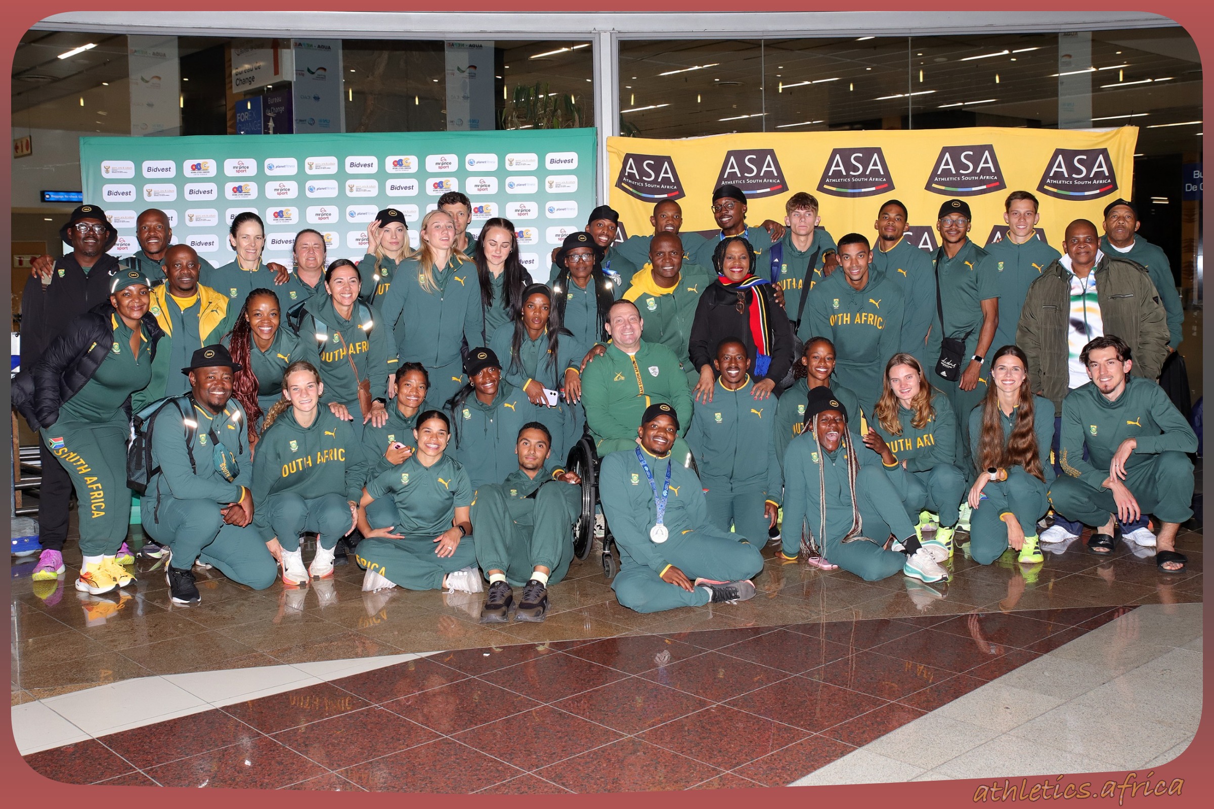 South Africa names team of 34 for African Senior Championships – Accra 2026