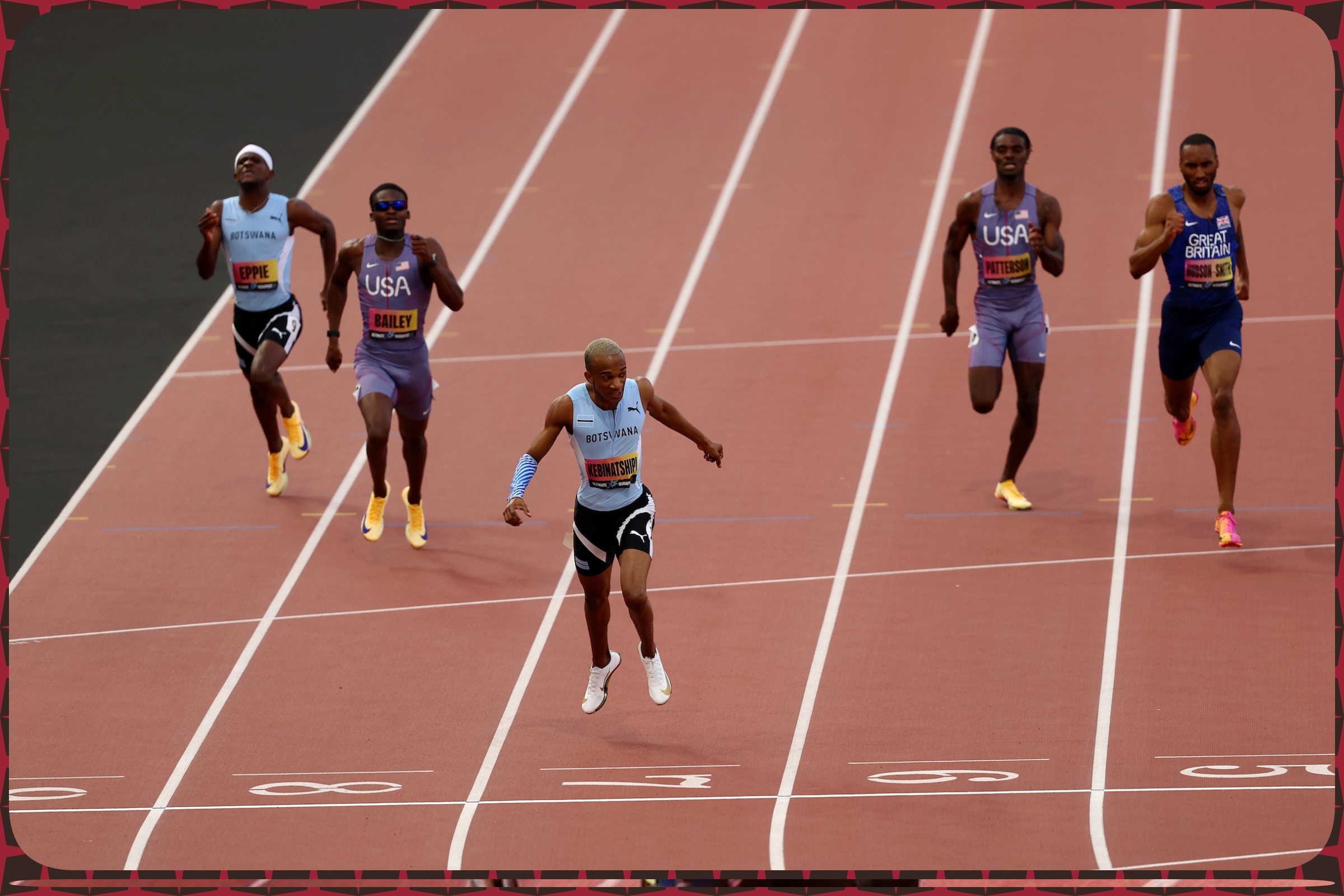 Kebinatshipi breaks national record to win Ultimate 400m in Budapest