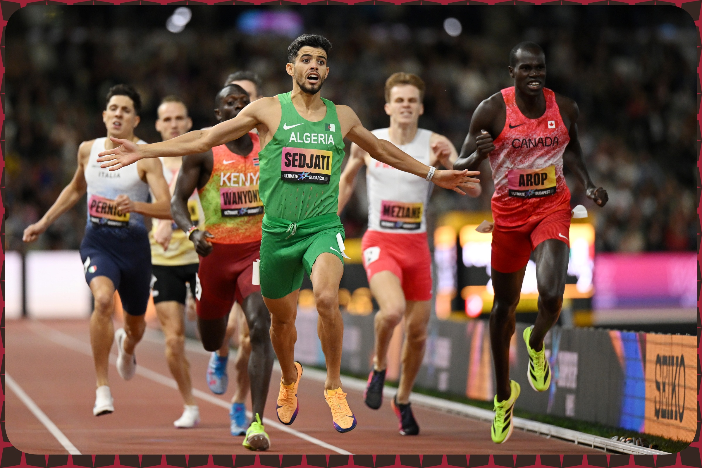 Sedjati secures Ultimate 800m title at Budapest 26