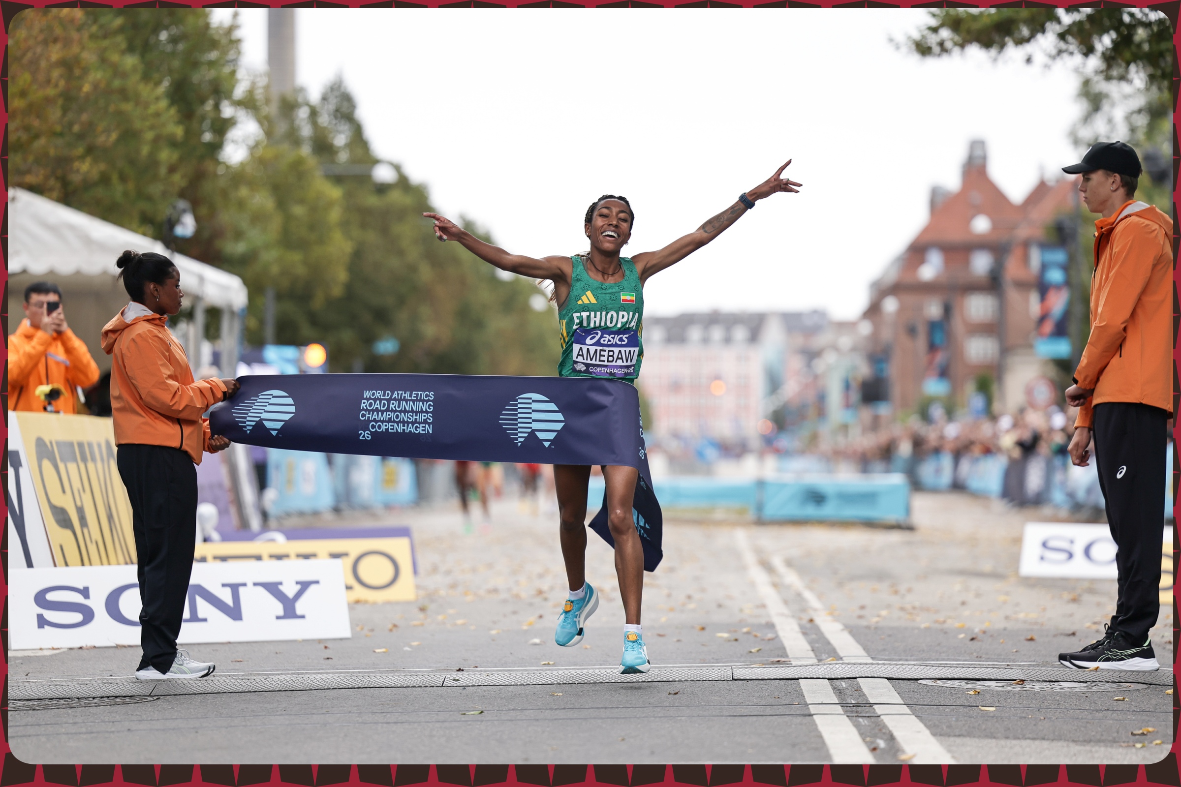 Amebaw takes world 5km crown as Team Ethiopia dominate in Copenhagen