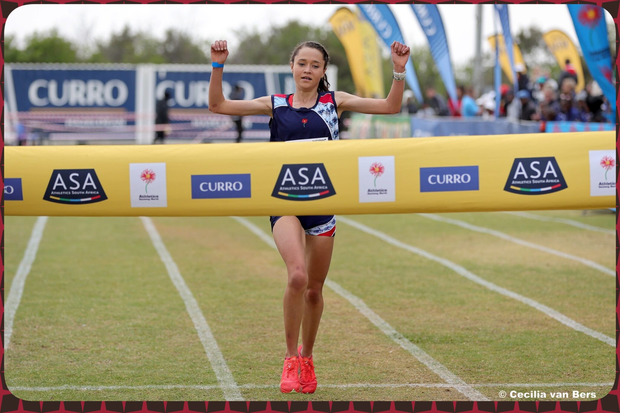 Nicola Jansen wins the Senior Women's 10km at the 2026 ASA Cross Country Championships at Curro Hazeldean on 5 September in Tshwane / Photo credit: Athletics South Africa