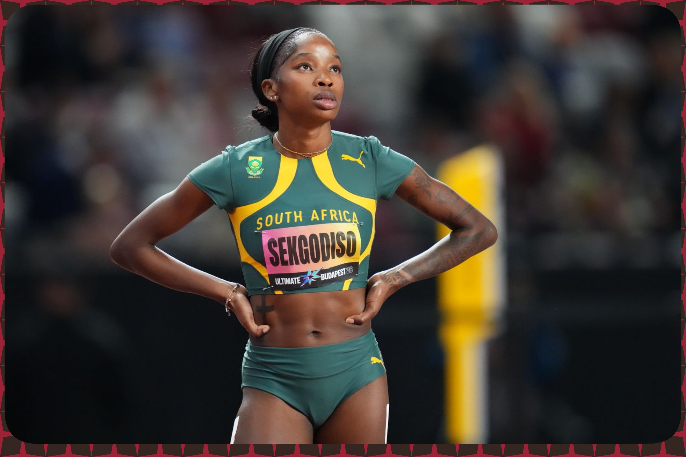 Prudence Sekgodiso of South Africa competes in the Women’s 800m Semi final at the inaugural World Athletics Ultimate Championship at the Gyula Zsivotzky National Athletics Centre, Budapest, Hungary on 11 September, 2026 / Photo credit: Nic Bothma / Athletics South Africa