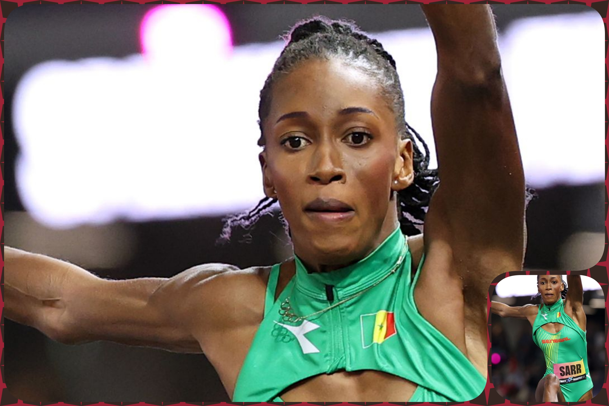 Saly Sarr of Senegal competes in the Women's Triple Jump Final during Day 3 of the World Athletics Ultimate Championship at National Athletics Centre on September 13, 2026 in Budapest, Hungary / Photo credits: Maja Hitij / World Athletics via Getty Images