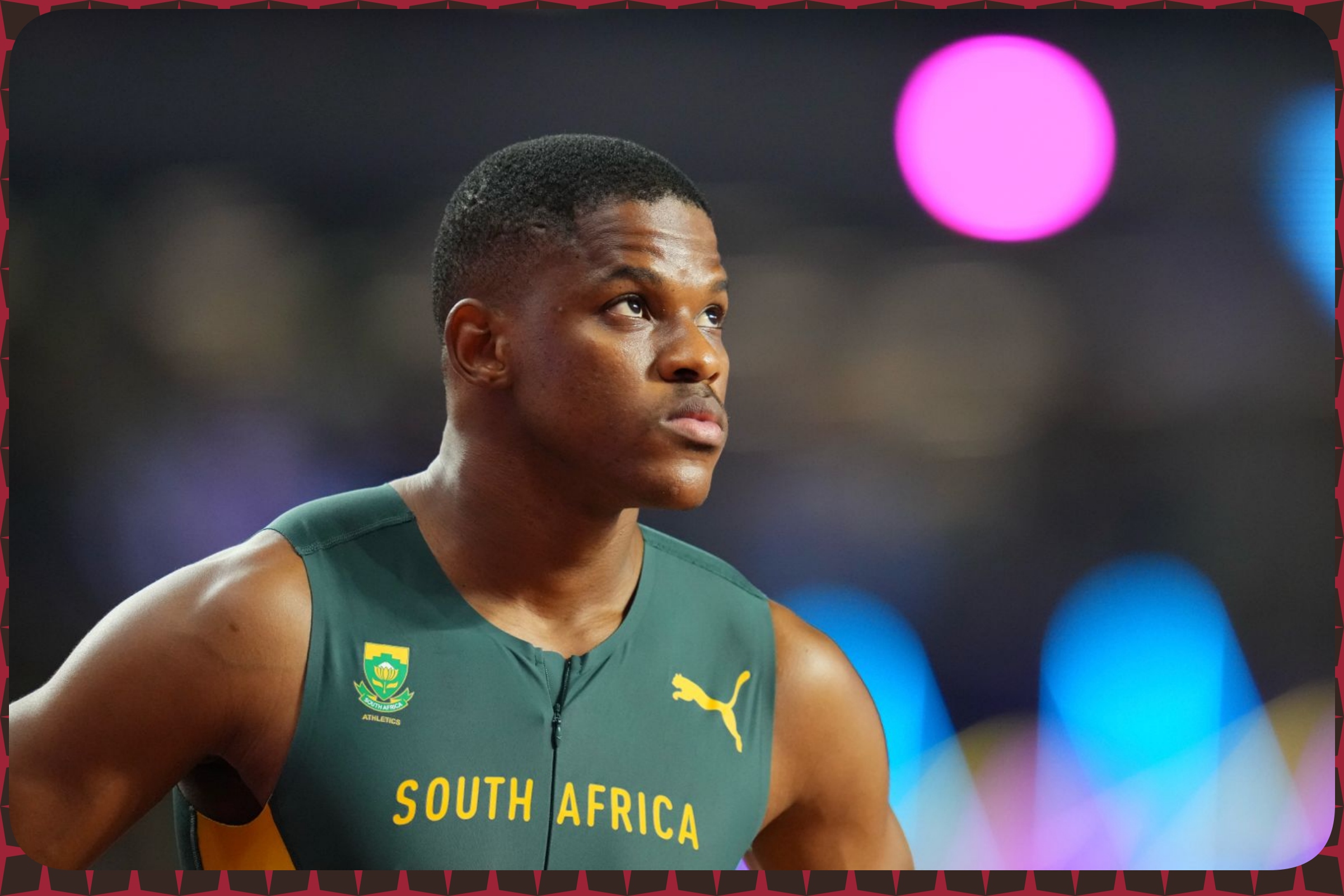 Zakithi Nene of South Africa competes in the Men's 400m Semi final at the inaugural World Athletics Ultimate Championship at the Gyula Zsivotzky National Athletics Centre, Budapest, Hungary on 11 September, 2026 / Photo credit: Nic Bothma / Athletics South Africa