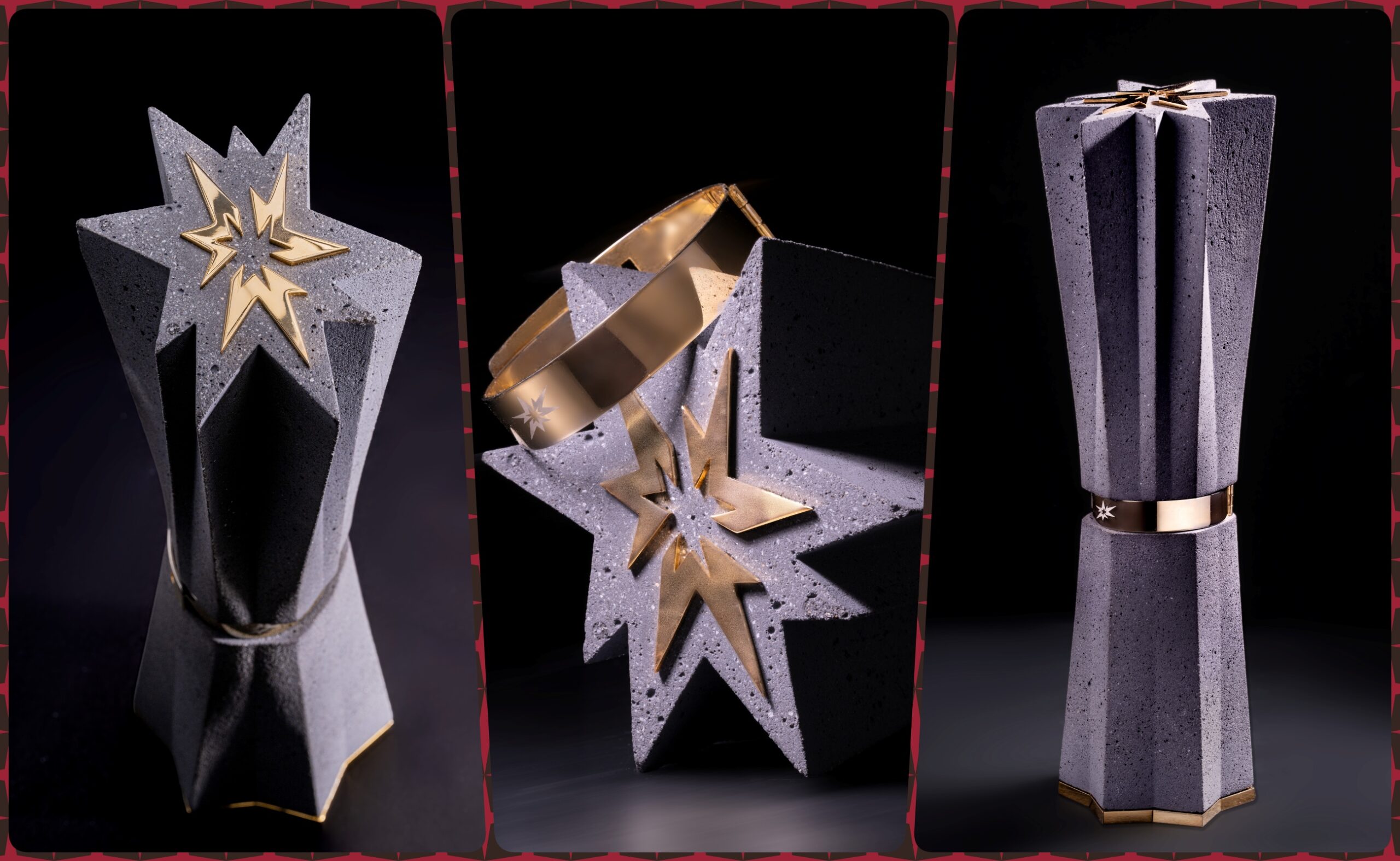 Photos of the World Athletics Ultimate trophy and the bracelet / Photo credit: László Márton Zsigmond for World Athletics